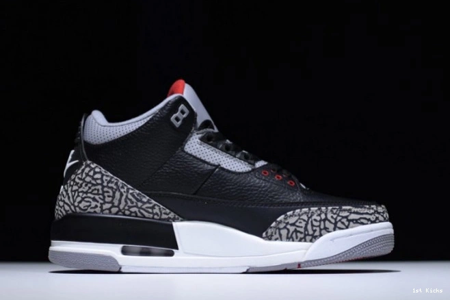 1st Kicks Cement 3 Jordan 854262-001 Air Black 0713